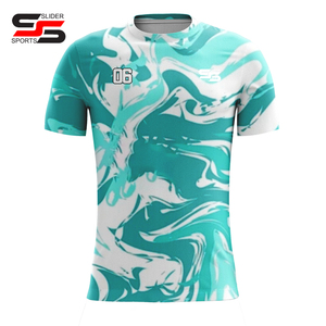 Camisetas de Fútbol Personalizadas de Alta Calidad para Equipos Deportivos, Diseño Moderno Unisex con Cuello Redondo, Sublimadas, 100% Poliéster de Secado Rápido - Product Image 1