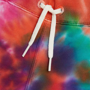 Short élégant Tie Dye en multicolore Design cordon de serrage à la taille avec poches Short de course avec logo personnalisé prix bon marché - Product Image 4