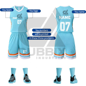 Uniformes de basket-ball pour hommes 2023, haute qualité, 100% polyester, respirant, ensembles de maillots personnalisés pour les équipes, entraînement, taille XS - Product Image 4
