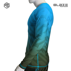 Camisa de compresión de manga larga de secado rápido para hombres para adultos-hecha de poliéster/Spandex - Product Image 2