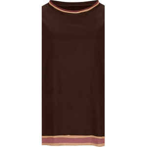 Sudadera de Cuello Redondo de Felpa de Punto Transpirable con Bordado Marrón de Invierno para Mujer, Ecológica, de Marca Personalizada, 340 Gramos - Product Image 3