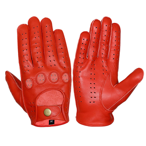 Gants en cuir de travail de construction de voiture de protection de main de sécurité industrielle de chèvre - Product Image 1