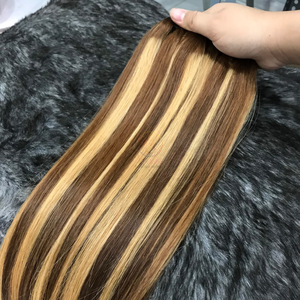 Paquets de cheveux humains droits en os de luxe vendeur de cheveux droits soyeux et doublement étirés paquets de cheveux raides en os brut vietnamien vierge - Product Image 2