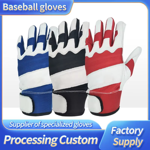 Guantes de Bateo de Béisbol para Adultos (Nailon/Spandex) con Cierre de Velcro - Impresión Personalizada para Entrenamiento de Equipos y Uso Promocional - Product Image 5