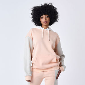 Logo personnalisable imprimé femmes surdimensionné lourd polaire sweats à capuche Streetwear style décontracté manteau d'hiver à capuche - Product Image 5