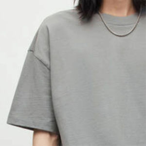 T-shirt vierge personnalisé de haute qualité, poids lourd et surdimensionné, idéal pour l'impression et la broderie 100% coton - Product Image 5