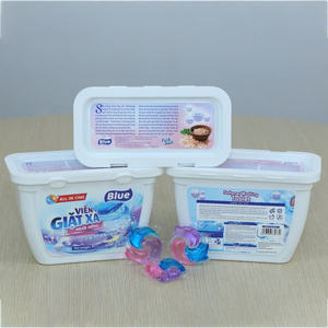 Dosettes de lessive au parfum floral 3-en-1, capsules de détergent pour le nettoyage en profondeur des taches, pour vêtements, prêtes à l'emploi, vente en gros - Product Image 6