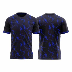 T-shirt d'entraînement de football en tissu polyester doux |   Impression de logo personnalisé |   Tissu régulateur d'humidité - Product Image 5