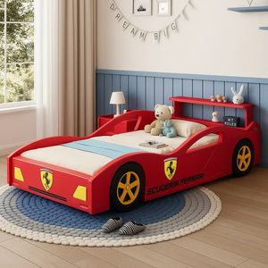 SUPPLIER BED KIDS 120 X 200 CM SPORT FURNITURE HANDMADE FROM INDONESIA - Product Image 1