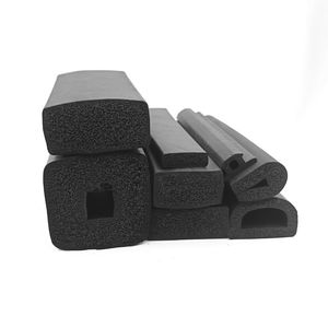 Bande d'étanchéité de barre d'éponge en mousse de caoutchouc EPDM bande d'éponge carrée joint en caoutchouc mousse EPDM noir joint de garniture de porte d'armoire bande silencieuse - Product Image 6
