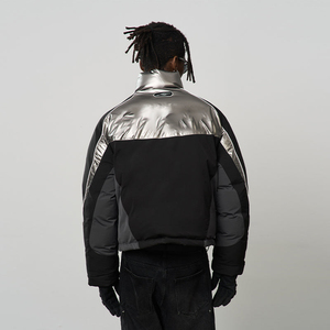 Chaqueta acolchada suave de alta calidad para hombre Diseño de invierno corto personalizado Característica impermeable Chaqueta de opción de talla grande para mujer para hombre - Product Image 3