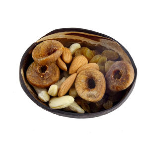 Cuencos de cáscara de coco Natural 100%, diseño moderno, platos de postre ovalados biodegradables ecológicos, almacenamiento de alimentos para fiestas de Camping - Product Image 4