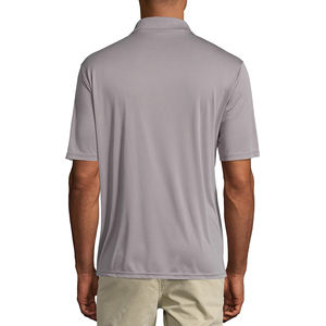 Camisetas de manga corta transpirables informales de moda con logotipo impreso Digital de lona sólida para hombre de alta calidad personalizada - Product Image 3