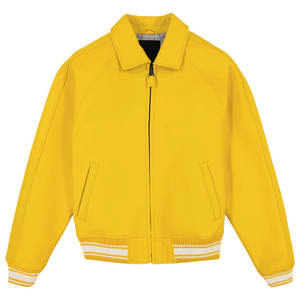Chaqueta de letras Unisex Avirex 2025, chaqueta universitaria de lana de cuero Real de calidad Premium, característica ligera, fábrica, venta al por mayor, el mejor precio - Product Image 6