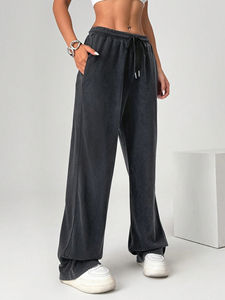 Pantalones Holgados Extra Grandes Personalizados y Económicos para Mujer, Corte Medio Holgado, Resistentes al Viento, Ecológicos, Moda Urbana, Casuales y Anchos - Product Image 2