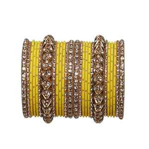 Nouveautés 2025 : Parures de bracelets vintage en verre pour femme, ensembles de bijoux artificiels de mariage de haute qualité - Product Image 1