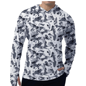Venta al por mayor de manga larga sublimación impresión bajo pesca Jersey Diseña tu propio Tounament sublimado pesca Jersey - Product Image 1