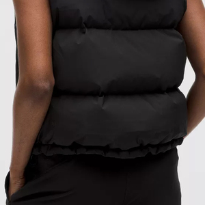 Sleeveless Design Lightweight Unique Design <b>Women</b> Crop <b>Vest</b> <b>Top</b> Quality Cotton Breathable Cropped <b>Women</b> Puffer <b>Vest</b> - Product Image 4