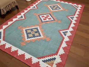 Tapis Kilim en laine et jute pour la décoration de la maison, tapis tissé à la main pour le sol, tapis en jute pour le salon, tapis de salle à manger, décoration intérieure - Product Image 6