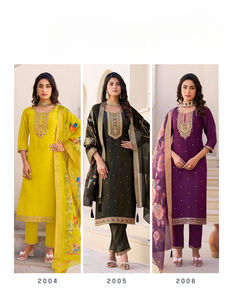 เรือใบหนาสง่างามภายใน Salwar Kameez สำหรับงานปาร์ตี้เสื้อผ้าอินเดียและปากีสถาน - Product Image 2