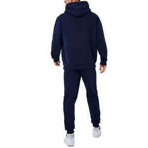 Todo personalizado Color Block Heavyweight Winter Eco Friendly transpirable Pullover Sweatsuit Set para hombres Streetwear personalizado 100% algodón - Product Image 2