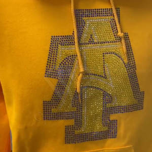 เสื้อมีฮู้ดแบบสวมหัวสำหรับผู้ชายผ้าฝ้าย100% ดีไซน์ประดับพลอยเป็นประกายมีสไตล์กำหนดโลโก้ได้ตามต้องการ - Product Image 3