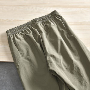 Pantalones Deportivos YING ENTERPRISES Personalizados Unisex 100% Algodón, Casuales, Lisos, Delgados, de Secado Rápido, con Cierre Elástico en la Cintura, Servicio OEM - Product Image 6