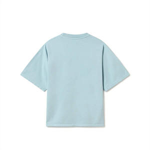 T-shirts pour femmes en coton uni, coupe classique, tissu en coton intégral, t-shirts décontractés à manches courtes et col rond, personnalisables - Product Image 2