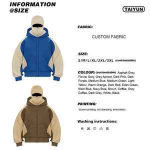 Sweat à capuche avec masque intégré, intérieur chaud, construction durable et ajustement confortable et décontracté, idéal pour les activités de plein air par temps froid - Product Image 6