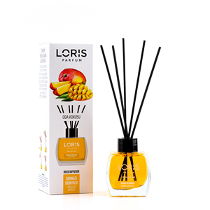 LORIS PARFUM 120 ML <b>Reed</b> <b>Diffuser</b> Mango Fragrance 120ML Eco-Friendly Home Air Freshener - Product Image 1
