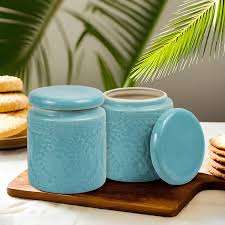 Maceta de Cerámica Hecha a Mano Personalizada para Decoración de Cocina, con Tapa, Tallada a Mano, Todos los Colores, por HAND MADE CRAFT - Product Image 5