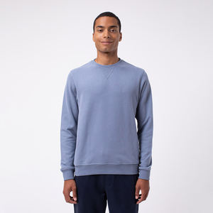 Sudadera de lana de algodón 350 GSM 100% de gran tamaño para hombre, jersey de peso pesado con logotipo personalizado y patrón sólido para ropa de calle de invierno - Product Image 1