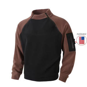Veste en polaire 100% polyester pour homme, nouveaux styles, logo personnalisé, vente - Product Image 5