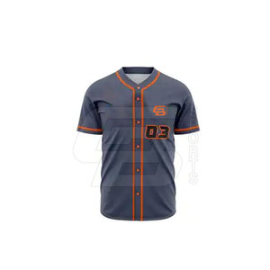 Uniforme de Béisbol Personalizado con su Propio Logotipo, Transpirable, de Secado Rápido, 100% Poliéster, Diseño de Marca Privada para Hombre - Product Image 1