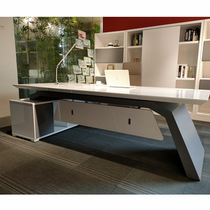 Escritorio Multifuncional para Oficina en Casa, Mesa de Estudio de Madera Resistente, Estación de Trabajo para Gerentes Comerciales, Escritorio para Computadora, Sin Pedido Mínimo - Product Image 3