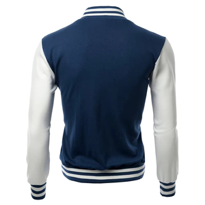 Chaqueta universitaria con capucha de alta calidad para hombre, Unisex, cuello levantado, logotipo frontal, béisbol de invierno, manga larga, lona transpirable - Product Image 5
