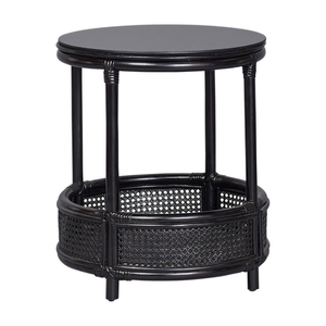 โต๊ะหวายธรรมชาติสแกนดิเนเวียนสำหรับตกแต่งโต๊ะข้างขนาดเล็กโต๊ะน้ำชาเฟอร์นิเจอร์ห้องนั่งเล่นจากโรงงานเวียดนาม - Product Image 1