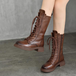 รองเท้าบูทส้นเข็มทรงหัวแหลมสำหรับผู้หญิง สไตล์หรูหรา ความยาวถึงเข่า เหมาะสำหรับงานกลางคืน แฟชั่นรองเท้าบูทเชลซีสำหรับผู้หญิง - Product Image 2