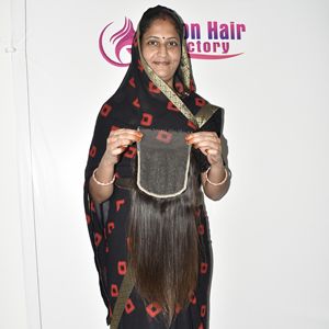 Expédition rapide, cheveux humains indiens vierges non traités, tissage brut, fermeture HD, extensions droites Remy, extensions de cheveux vierges disponibles à la vente - Product Image 5