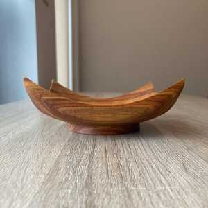 100% Natural Wooden <b>Salad</b> <b>Bowl</b> Eco Friendly <b>Large</b> Capacity <b>Bowl</b> - Product Image 6