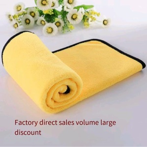 Custom Logo Double-Sided Coral Fleece Car Wash <b>Towel</b> Thickened <b>Large</b> Absorbent <b>Microfiber</b> Cleaning Cloth Personalized - Product Image 4
