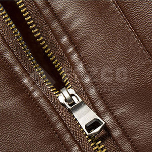 Men's Best Quality Cow Skin Leather Stand Collar <b>Jacket</b> Zipper <b>Winter</b> <b>Waterproof</b> <b>Jacket</b> in All Colors and Sizes - Product Image 5