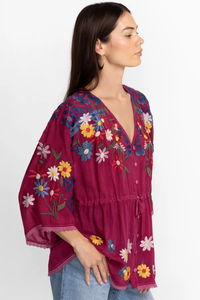 New Girls <b>Long</b> <b>Sleeve</b> Lace Embroidery Salwar Kameez <b>Tops</b> in Nylon Cotton Rayon for India & Pakistan Fashion - Product Image 2