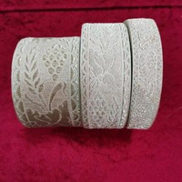 Tresse cérémonielle en dentelle de fil de Mylar doré pour uniforme, vente en gros, meilleure qualité, autres couleurs disponibles, par gallon