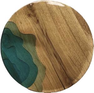 Belle planche à fromage en bois avec poignée en métal Home Bar Bamboo Wood couper les légumes et couper le fromage pour la cuisine - Product Image 4