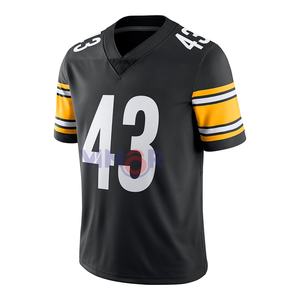 Meilleures ventes Design personnalisé Maillot de football américain Sublimation à séchage rapide Respirant et à manches courtes Vêtements d'équipe OEM - Product Image 1