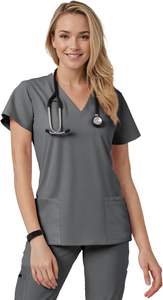 Moda Unisex Scrubs Uniformes Conjuntos Venta al por mayor Algodón Poliéster Jogger Pantalones Médicos Enfermeras Hospital Scrub Trajes - Product Image 4