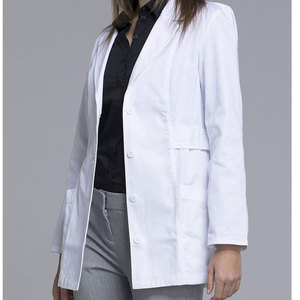 Premium Wrinkle Free Lab Coat Anti Bacterial Washable Long Sleeve White Doctor Uniform <b>Medical</b> <b>Science</b> Laboratory Coat - Product Image 5
