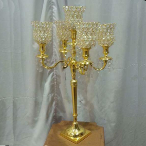 Candelabro de Pie de Cinco Brazos con Bola de Cristal, Último Modelo de Fabricante Directo, Color Personalizado, Metal de Aluminio, Artesanía - Product Image 5