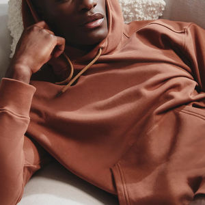 Sweats à capuche pour hommes d'excellente qualité 100% coton nouveau design avec logo personnalisé brodé respirant et meilleure qualité française - Product Image 4